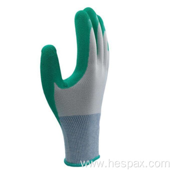 Hespax Slip-resistant Latex Glove Mechanic Industrial Repair